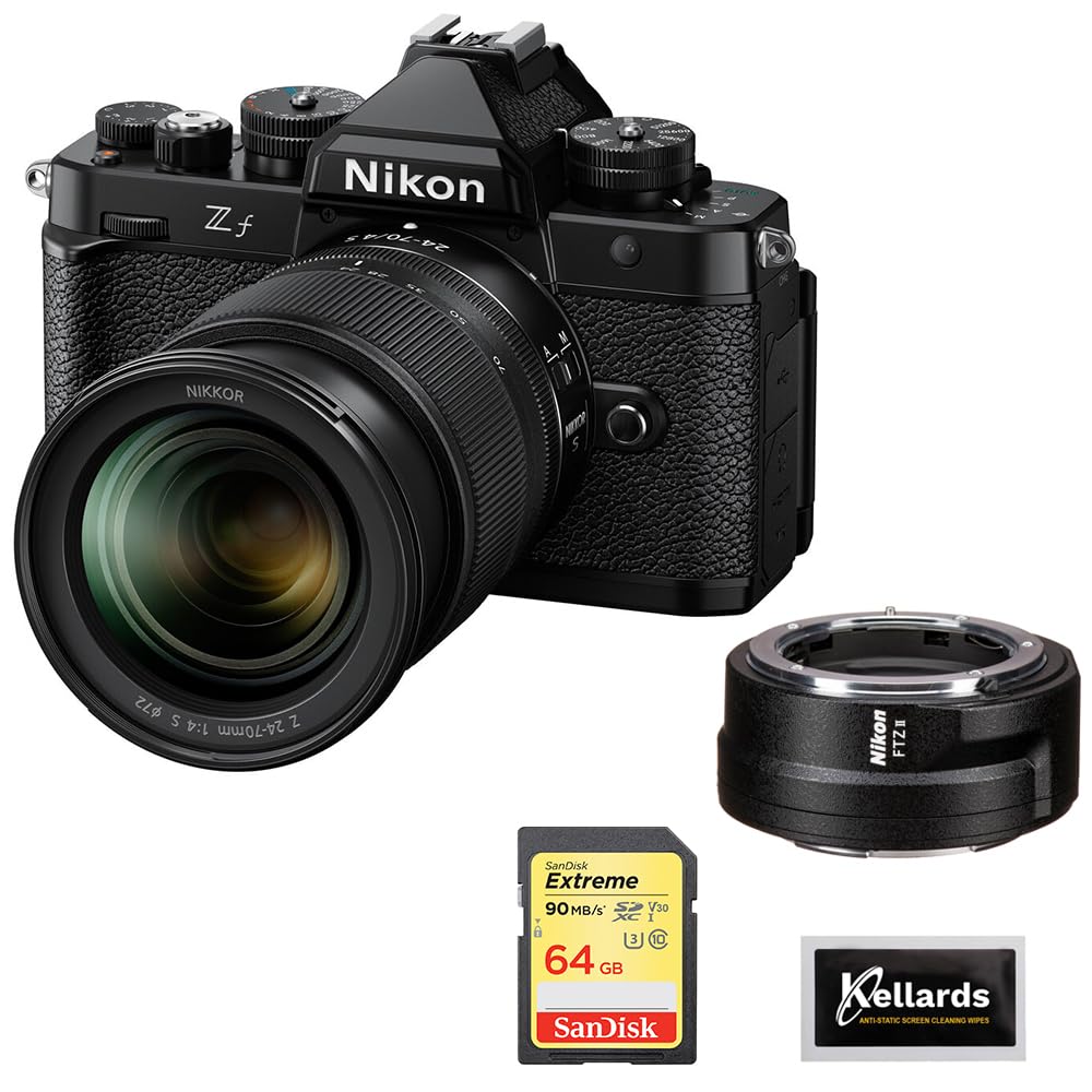 Amazon.com : Nikon Zf Mirrorless Camera with 24-70mm f/4 Lens